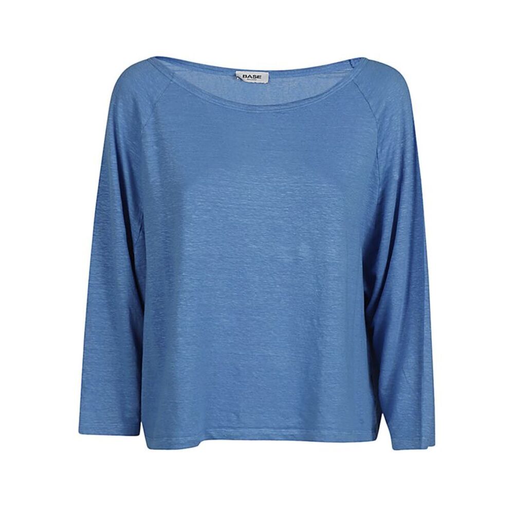 Base Women's Linen Boat-Neck Sweater